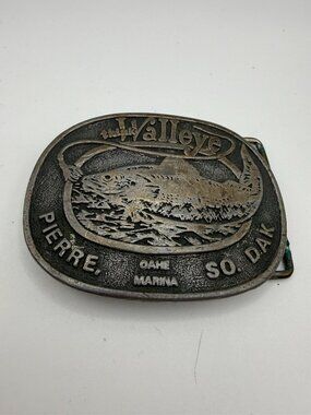 Vintage Walleye Pierre, SD Belt Buckle